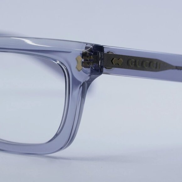 GUCCI Transparent Grey 51mm Eyeglasses New Authentic - Picture 4 of 6